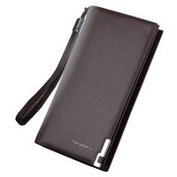 Long Wallet Men's Multi-card Zipper Clutch Bag Simple European And American Style Factory Sales sku image 2