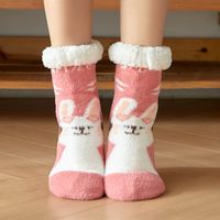 Autumn And Winter Leisure Cartoon Foot Warming Sock main image 4