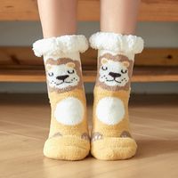 Autumn And Winter Leisure Cartoon Foot Warming Sock sku image 2