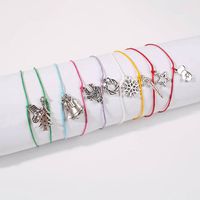 168.98 Ornament Butterfly Europe And America Cross Border Sunflower Set Snowflake Bell Crutches Simple Heart Bracelet main image 3
