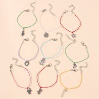 168.98 Ornament Butterfly Europe And America Cross Border Sunflower Set Snowflake Bell Crutches Simple Heart Bracelet main image 4