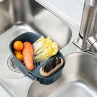 Kitchen Spoon And Chopsticks Rack Can Be Hung Sink Sink Kitchen Leftovers Drain Basket Wholesale main image 5