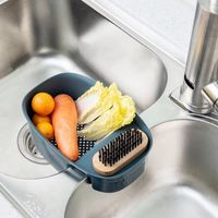 Kitchen Spoon And Chopsticks Rack Can Be Hung Sink Sink Kitchen Leftovers Drain Basket Wholesale main image 6