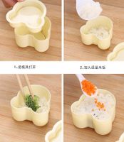Quatre Types De Moule À Boule De Riz En Forme De Fleur En Forme De Fleur Moule À Sushi Japonais En Gros main image 3