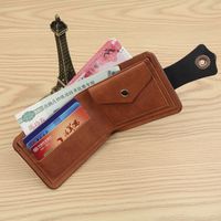 محفظة Hengsheng الجديدة للرجال الذكور محفظة صغيرة قصيرة بالجملة Wallet Men زر محفظة main image 6