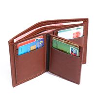 Men's Short Leather Wallet Wallet Men Cross-border Wallet Zipper Leisure Multi-card Position Dollar Clip main image 6