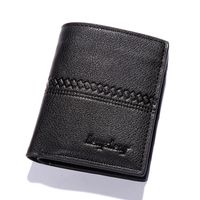 Men's Short Leather Wallet Wallet Men Cross-border Wallet Zipper Leisure Multi-card Position Dollar Clip main image 2