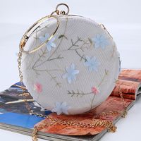 Embroidery Dinner Bag Round Evening Bag Clutch Bag main image 1