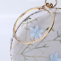 Embroidery Dinner Bag Round Evening Bag Clutch Bag main image 3