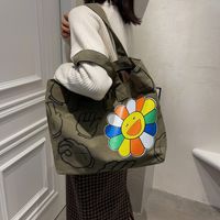 Canvas Bag 2021 Fall New Large Capacity Commuter Tote Bag main image 6