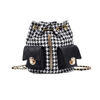 Autumn And Winter New Trend Korean Women's Bag Chain Bucket Backpack main image 3