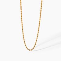 18k Gold-plated Stainless Steel Necklace Jewelry Gold Fine Chain Necklace main image 6