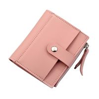 New Women's Wallet Short Driver's License Wallet Korean Coin Purse Female Mini Button Bag Wholesale sku image 3