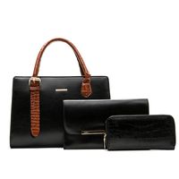 Medium Pu Leather Fashion Bag Sets sku image 2