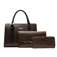 Medium Pu Leather Fashion Bag Sets sku image 3