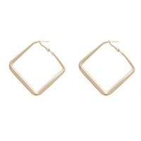 Geometric Matte Gold Design Personality Earrings European And American Temperament Fashion Net Red Atmospheric Exaggerated Earrings main image 7
