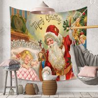 Christmas Tapestry Room Decoration Decorative Cloth Background Cloth Hanging Cloth Tapestry main image 4