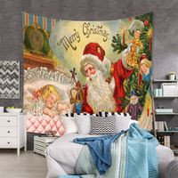 Christmas Tapestry Room Decoration Decorative Cloth Background Cloth Hanging Cloth Tapestry main image 5