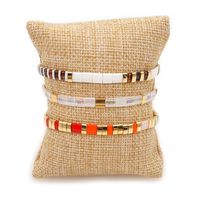 Cross-border New Boho Style Tila Rice Beads Handmade Beaded Small Bracelet main image 6