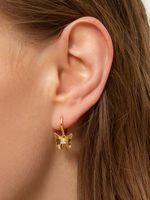 European And American Cross-border Retro Butterfly Earrings Fashion Inlaid Zircon Earrings main image 3
