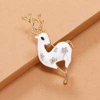 Christmas New Holiday Gifts Drip Oil Animal Clothing Deer Sweater Brooch main image 4