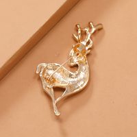 Christmas New Holiday Gifts Drip Oil Animal Clothing Deer Sweater Brooch main image 5