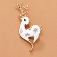 Christmas New Holiday Gifts Drip Oil Animal Clothing Deer Sweater Brooch main image 1