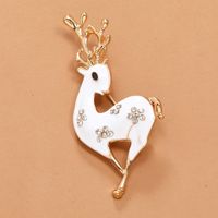 Christmas New Holiday Gifts Drip Oil Animal Clothing Deer Sweater Brooch main image 2