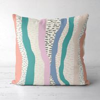 Abstract Pattern Series Fashion Pillowcase Fabric Sofa Cushion Cover Home Pillowcase sku image 3