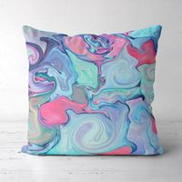 Gradient Tie-dye Series Fashion Pillowcase Fabric Sofa Cushion Cover Home Pillowcase sku image 2