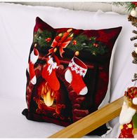 New Christmas Ornaments Creative Flannel Pillowcase sku image 2