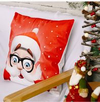 New Christmas Ornaments Creative Flannel Pillowcase sku image 3