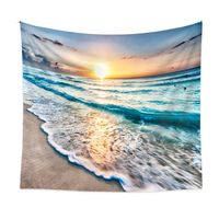 Retro Vacation Landscape Polyester Fiber (polyester) Tapestry Artificial Decorations main image 5