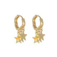 Simple Style Star Patchwork Plating Alloy No Inlaid Earrings sku image 1