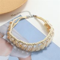 European And American New Bohemian Creative Hand-woven Shell Necklace sku image 1
