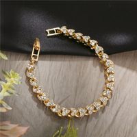 European And American Retro Roman Crystal Bracelet Color Drip Glaze Bracelet Bracelet main image 2