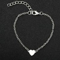 Fashion Heart Alloy Plating No Inlaid Women's Bracelets main image 4