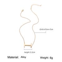 Europe And America Cross Border Hot Sale 26 English Letters Pendant Fashion Necklace Personalized Creative Clavicle Chain Female Accessories Wholesale main image 3
