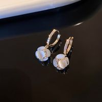 Koreanische Art Einfache Opal-diamant-besetzte Hortensie Ohrringe Mode Ohrringe Personalisierte Ohrringe main image 5