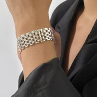Fashion Geometric Iron No Inlaid Women'S Bracelets main image 4
