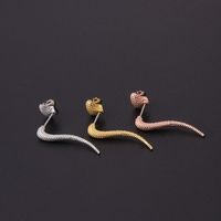 Ear Cartilage Rings & Studs Fashion Snake 316 Stainless Steel  Plating main image 4