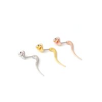 Ear Cartilage Rings & Studs Fashion Snake 316 Stainless Steel  Plating main image 6