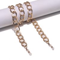 Fashion Simple Thick Printing Glasses Rope Metal Glasses Chain sku image 1