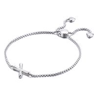 Fashion Temperament Stainless Steel 26 English Letter Bracelet sku image 24