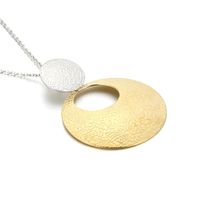 Collier Pendentif Brillant De Galvanoplastie Carrée En Acier Inoxydable Avec Une Nouvelle Personnalité Européenne Et Américaine sku image 6