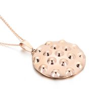 Collier Pendentif Brillant De Galvanoplastie Carrée En Acier Inoxydable Avec Une Nouvelle Personnalité Européenne Et Américaine sku image 18