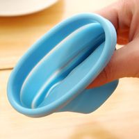 Candy Color Portable Outdoor Sports Telescopic Mouthwash Cup Travel Silicone Folding Cup Drinking Cup main image 3