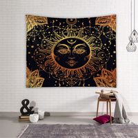 Cross-border Wall Decoration Ins Wind Gradient Moon Tapestry Wall Decorations Beach Towel Decorative Cloth main image 1