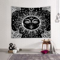 Cross-border Wall Decoration Ins Wind Gradient Moon Tapestry Wall Decorations Beach Towel Decorative Cloth main image 3