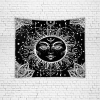 Cross-border Wall Decoration Ins Wind Gradient Moon Tapestry Wall Decorations Beach Towel Decorative Cloth main image 4